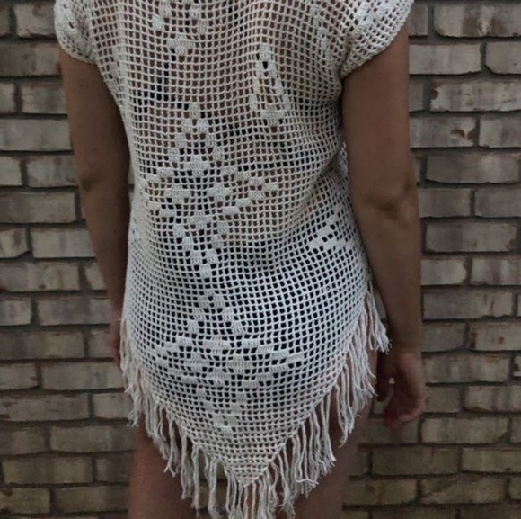 Boho Beach Coverup - Picture 3 of 6